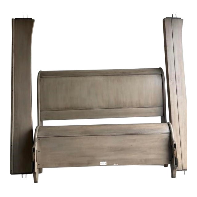 Ethan Allen Chloe Solid Wood Queen Sleigh Bed For Sale