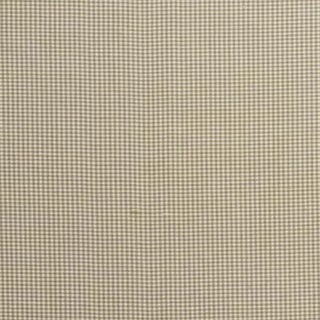 Schumacher Dalton Silk Gingham Fabric in Cafe' For Sale