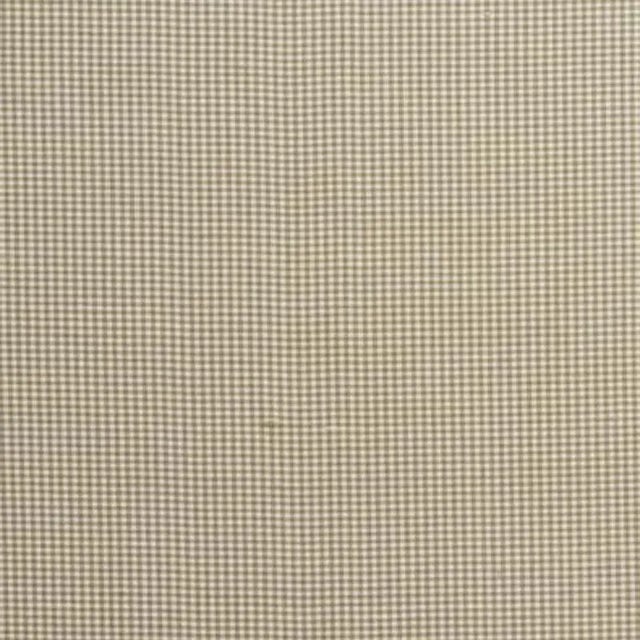 Schumacher Dalton Silk Gingham Fabric in Cafe' For Sale