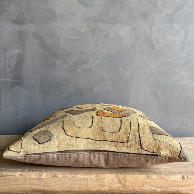 Not Yet Made - Made To Order Vintage African Mali Cloth Textile Pillow With Down Insert For Sale - Image 5 of 6