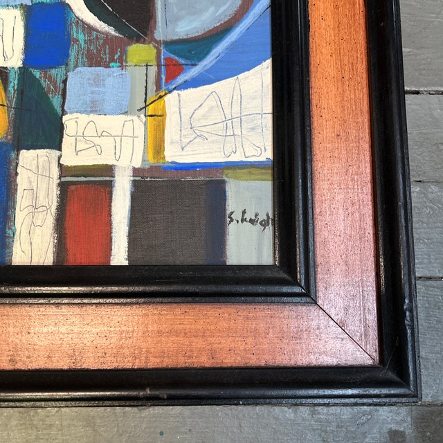 Abstract Contemporary Original Abstract Painting by Stephen Heigh “And We Begin” For Sale - Image 3 of 5