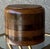 Circa 1970/1980 Sleek & Chic Walnut Wood Ice Bucket With Attached Insulated Glass Insert For Sale - Image 9 of 18
