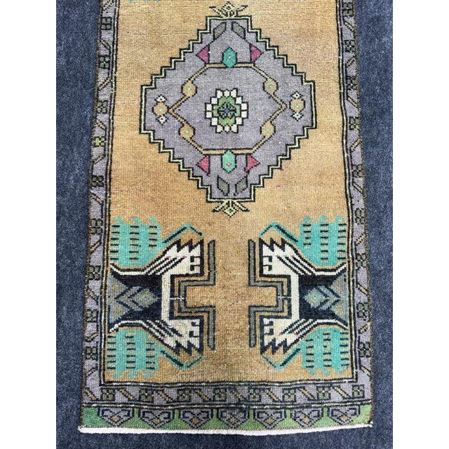 Contemporary Turkish Yastik Rug 1'6" x 3'8" For Sale - Image 3 of 5