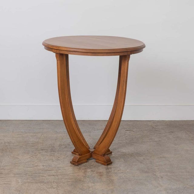 1930s French Art Deco Side Table For Sale - Image 4 of 10