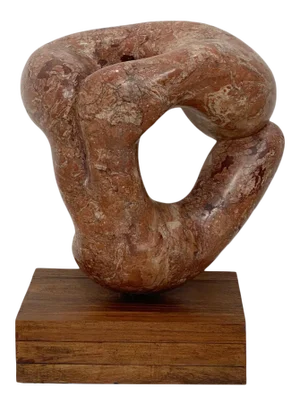 Circa 1950 South East Asian Stone Figural Sculpture