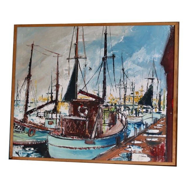 Steu, Marina, 1971, Oil on Canvas, Framed For Sale
