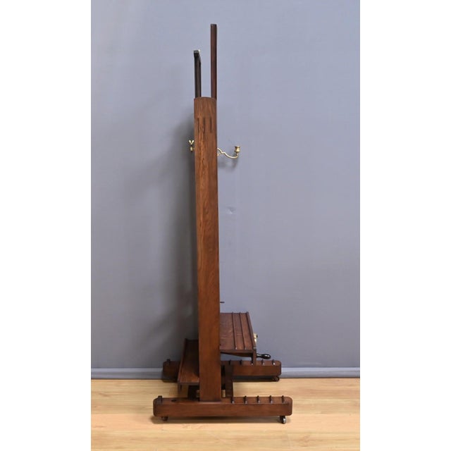Double-Sided Oak Studio Easel For Sale - Image 11 of 18