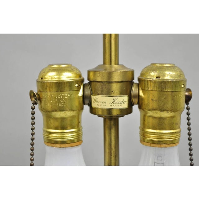 Mid 20th Century Warren Kessler Chinoiserie Yellow Porcelain Bulbous Vase Table Lamp For Sale In Philadelphia - Image 6 of 11