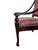 Antique Empire Style Walnut Armchairs With Pink Tufted Upholstery, a Pair For Sale - Image 9 of 12