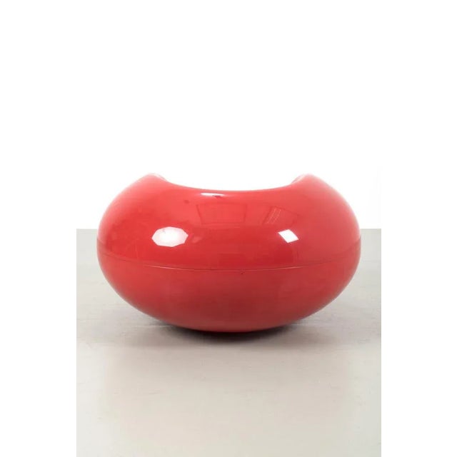 Eero Aarnio Red Pastil Lounge Chair by Eero Aarnio For Sale - Image 4 of 9