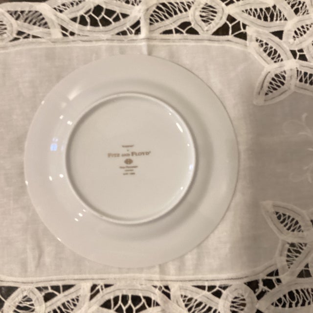 Avocado Porcelain Decorative Plates For Sale - Image 8 of 8