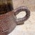 Mid-Century Modern 1980s Studio Art Sculptural Dark Brown Coffee Mug Melching Pottery For Sale - Image 3 of 7