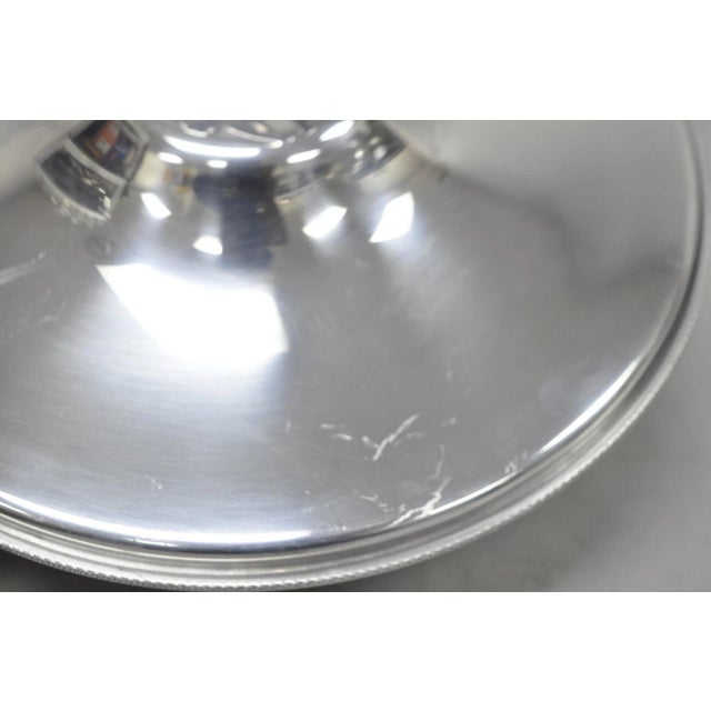 Vintage Bw Buenilum Silver Plated Aluminum Art Nouveau Covered Serving Dish For Sale - Image 9 of 18