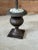 Mid 20th Century Vintage Verdigris Metal Palm Tree Sculpture in Classical Urn For Sale - Image 5 of 11
