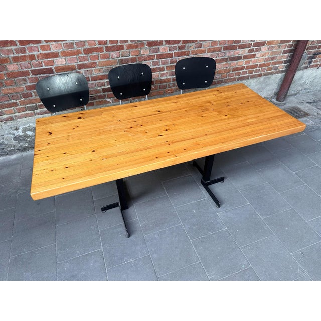 1970s Dining Table by Charlotte Perriand for Les Arcs, France, 1960s For Sale - Image 5 of 18