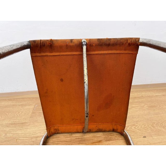 Bauhaus Tubular Chrome Steel Stool from Eisengarn, 1930 For Sale - Image 6 of 11