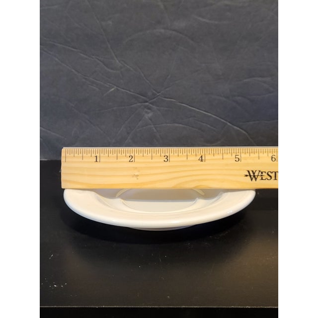 1960s Mid 20th Century Homer and Laughlin Ironstone Saucers - Set of 4 For Sale - Image 5 of 9