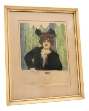 Manuel Robbe, The Cigarette, 1902, Lithograph