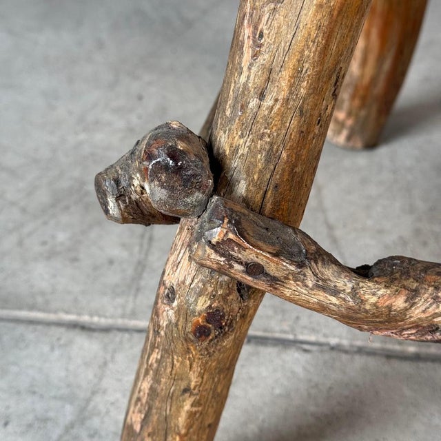Late 19th Century Rustic Alpine Stool from Valle Daosta, Italy, 1890s For Sale - Image 11 of 18
