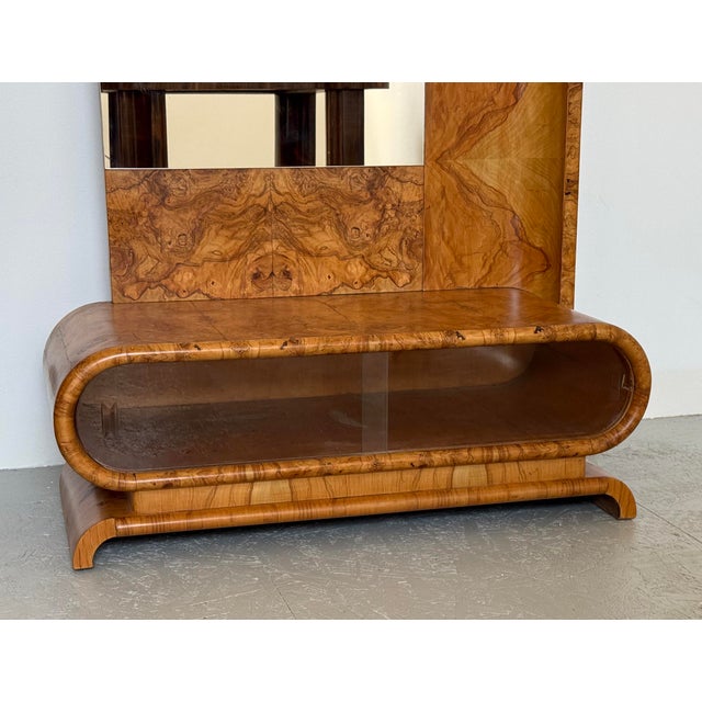 Art-Deco Walnut Dressing Mirror, 1930s For Sale - Image 3 of 9