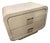 1980s Light Pink Laminate Waterfall Nightstand For Sale