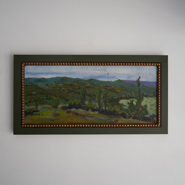 Ioram Mamaladze (1911-1966) Georgian Landscape Original Oil Painting For Sale - Image 4 of 11