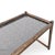 Wood Mid-Century Modern Bamboo Coffee Table in Glass For Sale - Image 7 of 8