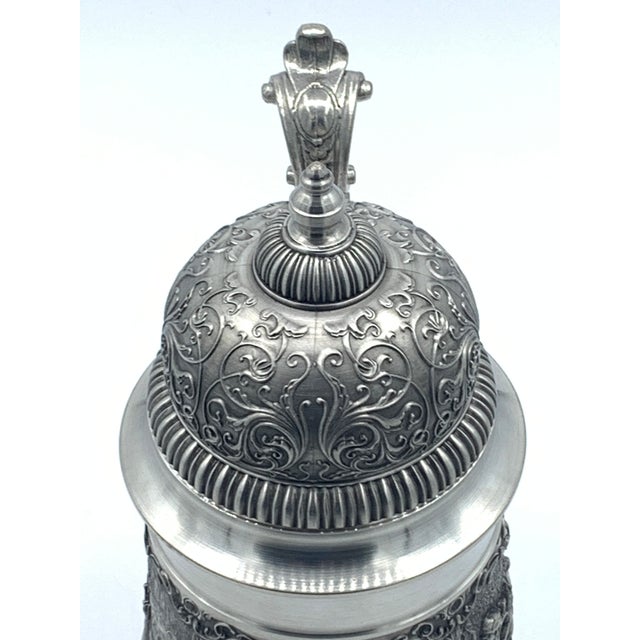 1960s Artina SKS "Parforce Hunting" Pewter Beer Stein For Sale In Greenville, SC - Image 6 of 9