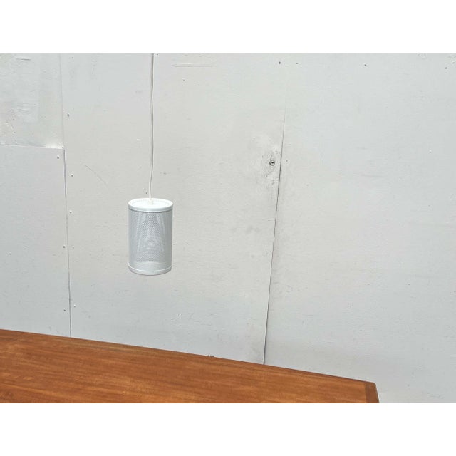 Minimalist Perforated Metal Pendant Lamp from Orno, Finland For Sale - Image 4 of 18