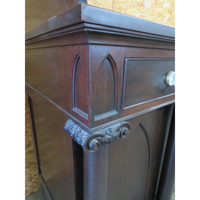 Early 20th Century Potthast Gothic Empie Mahogany Sideboard For Sale - Image 4 of 8