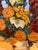 1930s Tole Floral Fireplace Screen For Sale - Image 4 of 12