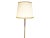 This elegant floor lamp was produced in Italy in the late 1940s. It is made from a brass structure with laquered wood...