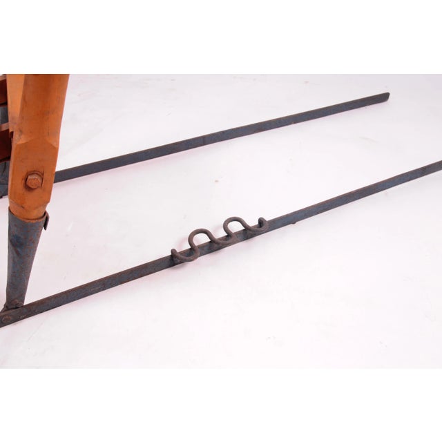 1930s Vintage Norwegian Push Sled For Sale - Image 5 of 9
