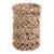 12-Inch Tall Seagrass Open Weave Hurricane with Glass Insert For Sale