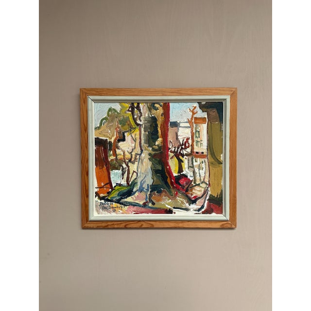 Olle Blomberg, Paris, 1964, Oil on Panel, Framed For Sale - Image 4 of 18