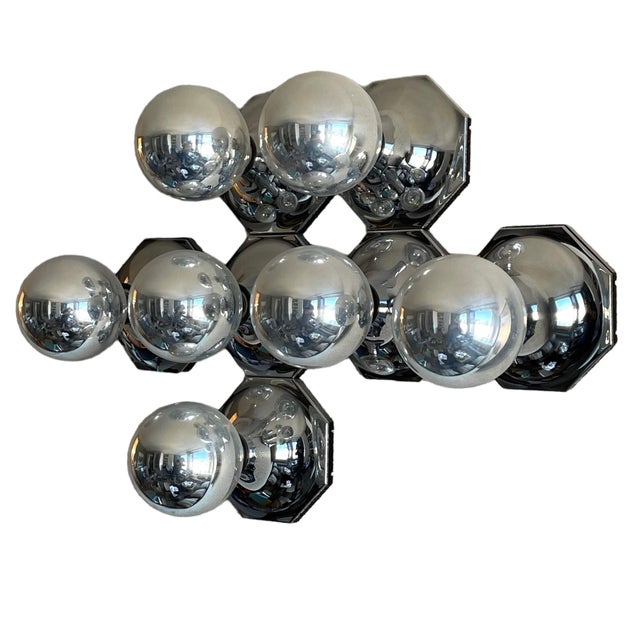 Staff Leuchten 1970s Motoko Ishii for Staff Leuchten Wall Lamps / Sculpture For Sale - Image 4 of 11