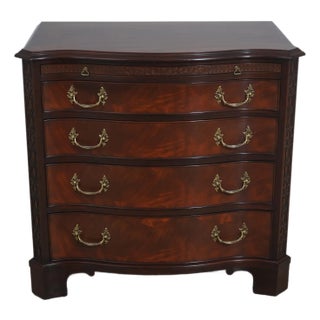 Henkel Harris Mahogany Bachelor Chest W. Pull Out Slide For Sale