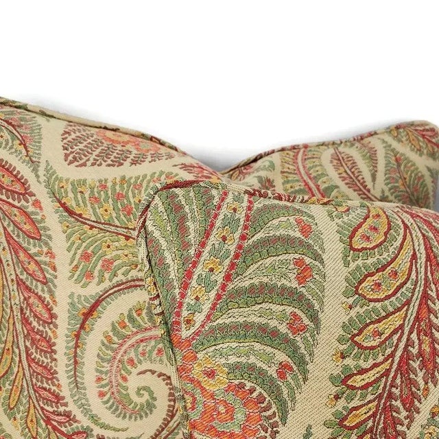 Clarence House Maharani in Cafe Au Lait With Self-Welt Pillow Cover For Sale - Image 4 of 8