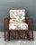 Vintage Stick Rattan Lounge Chair in Vintage Schumacher Paisley For Sale - Image 12 of 12
