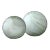 Jamie Young Cosmos Glass Balls in Green - Set of 2 For Sale