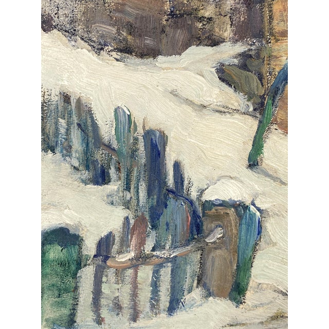 Richard Albitz, The Christmas Post, 1910, Oil on Canvas For Sale - Image 7 of 10
