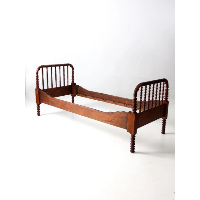 Wood Antique Spool Bed For Sale - Image 7 of 13