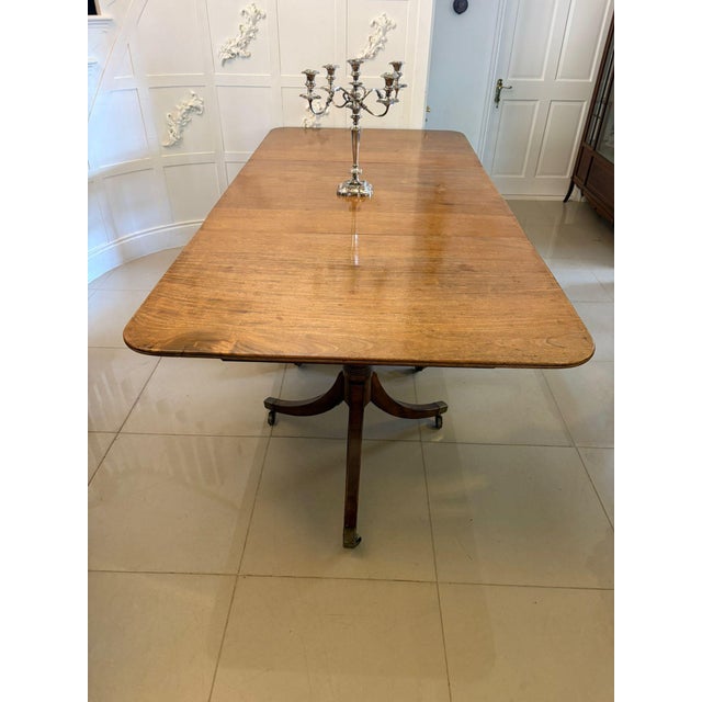 Wood Antique Regency Extendable Dining Table in Mahogany, 1830 For Sale - Image 7 of 15