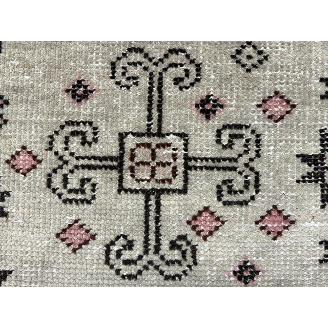 8ft11in × 12ft West Elm Hand-Knotted Paradise Area Rug, Pink Blossom For Sale - Image 10 of 12