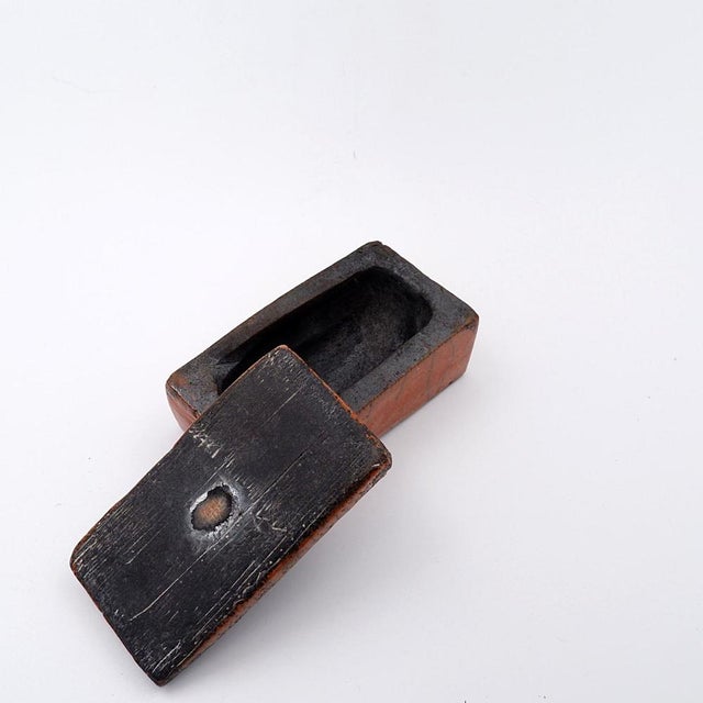 Ceramic Salmon Pink Ceramics by N. Lebrun for Fond d'Atelier, Belgium, 1970s, Set of 3 For Sale - Image 7 of 13