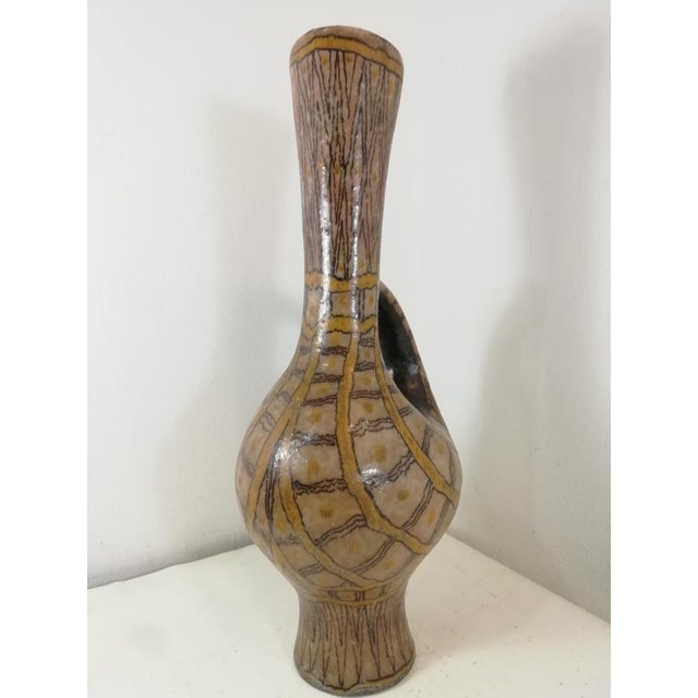 1950s Ceramic Vase by Carlo Zauli, Faenza, Italy, 1950s For Sale - Image 5 of 10