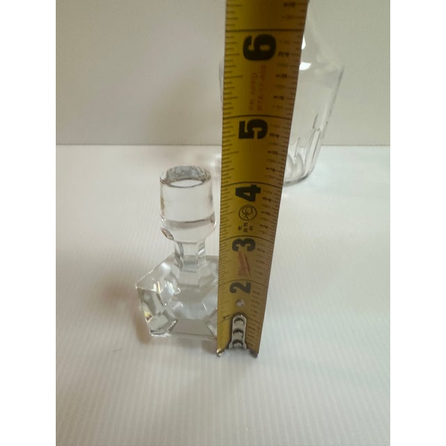1970s Signed Baccarat France Clear Crystal Bretagne Pattern Decanter With Stopper For Sale - Image 15 of 17