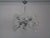 Large Space Age Sputnik Hanging Lamp with 18 Glasses by Richard Essig, Gerrmany, 1960s For Sale - Image 6 of 18