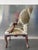 Antique Carved Mahogany Library Chair, Recently Reupholstered For Sale - Image 4 of 12