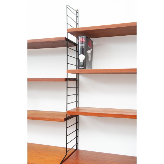 String Wall Shelf by Kajsa & Nisse Strinning, 1950s For Sale - Image 12 of 18